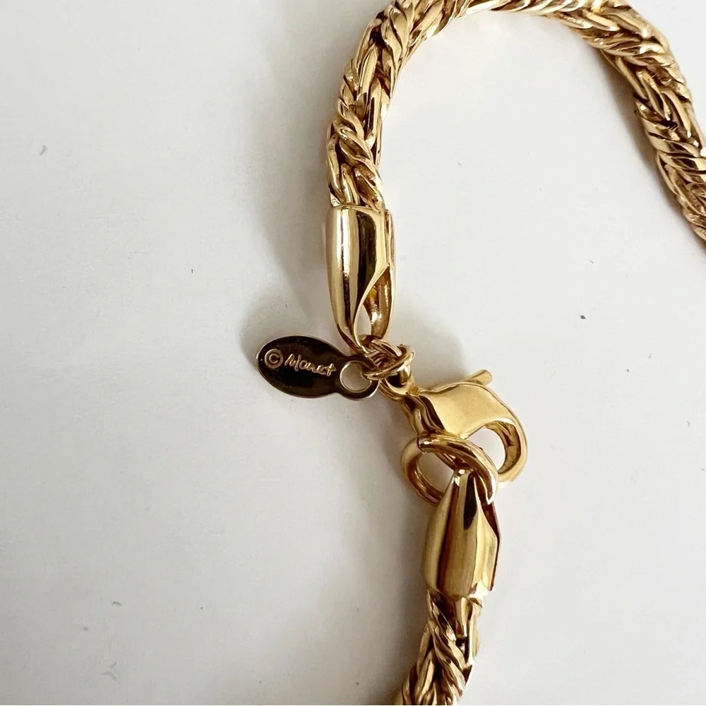 Monet Gold Rope Tied Necklace - Picture 7 of 8